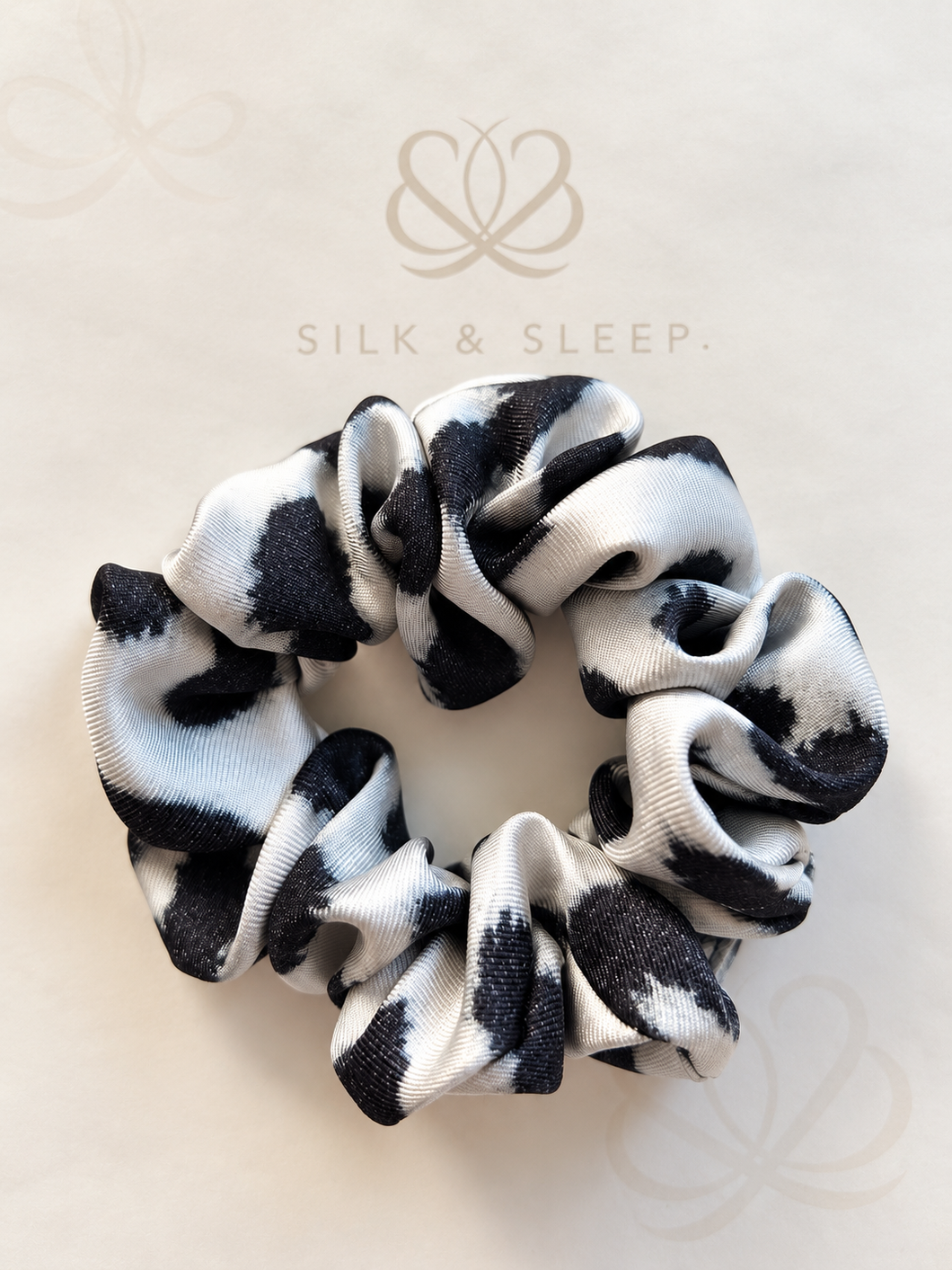 SILK & SLEEP natūralaus šilko plaukų gumytė GUCCI šilko plaukų aksesuaras 